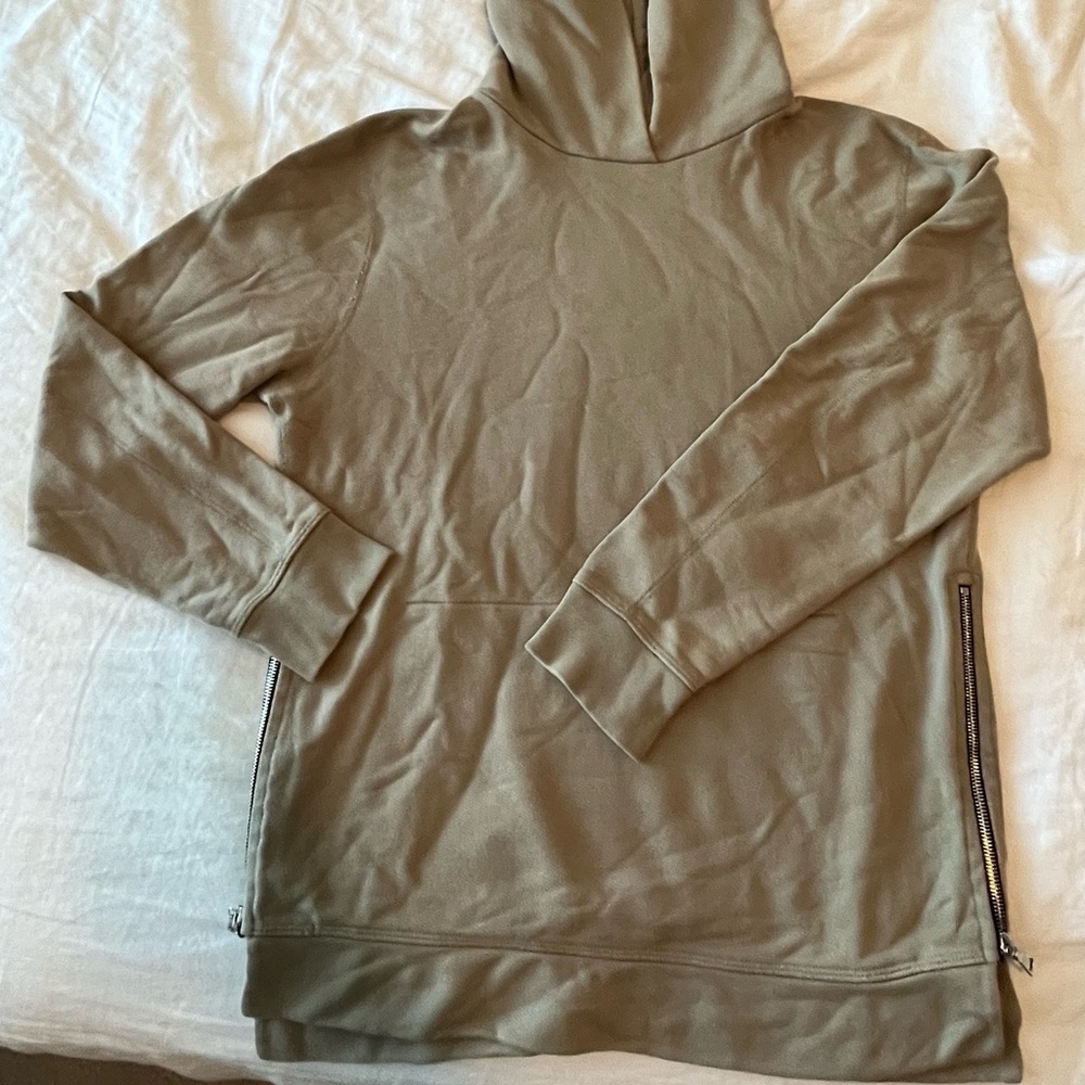 John Elliott green olive hoodie size M